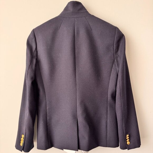 J Crew Petite Wool Regent Blazer Navy - Picture 4 of 12